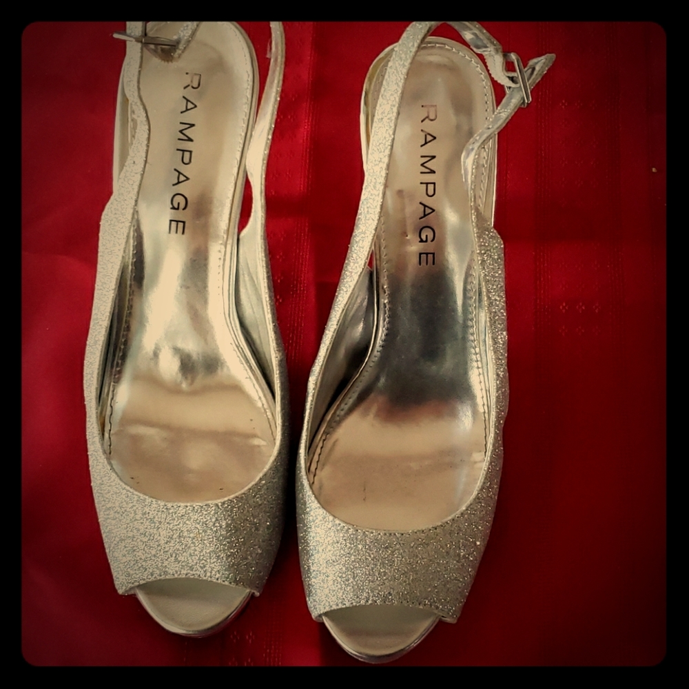 Silver Dressy Sandals